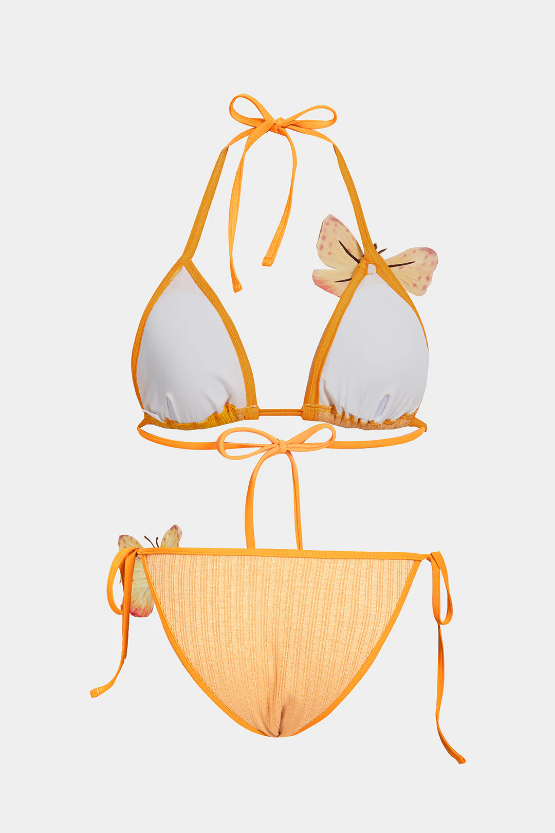 3D Butterfly Tie-Up Bikini Set - Weenar