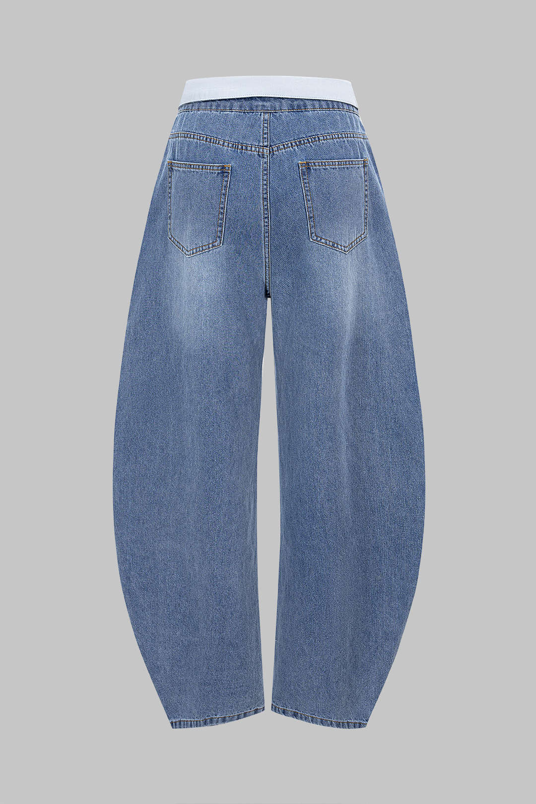 Denim Pocket Barrel Jeans - Weenar