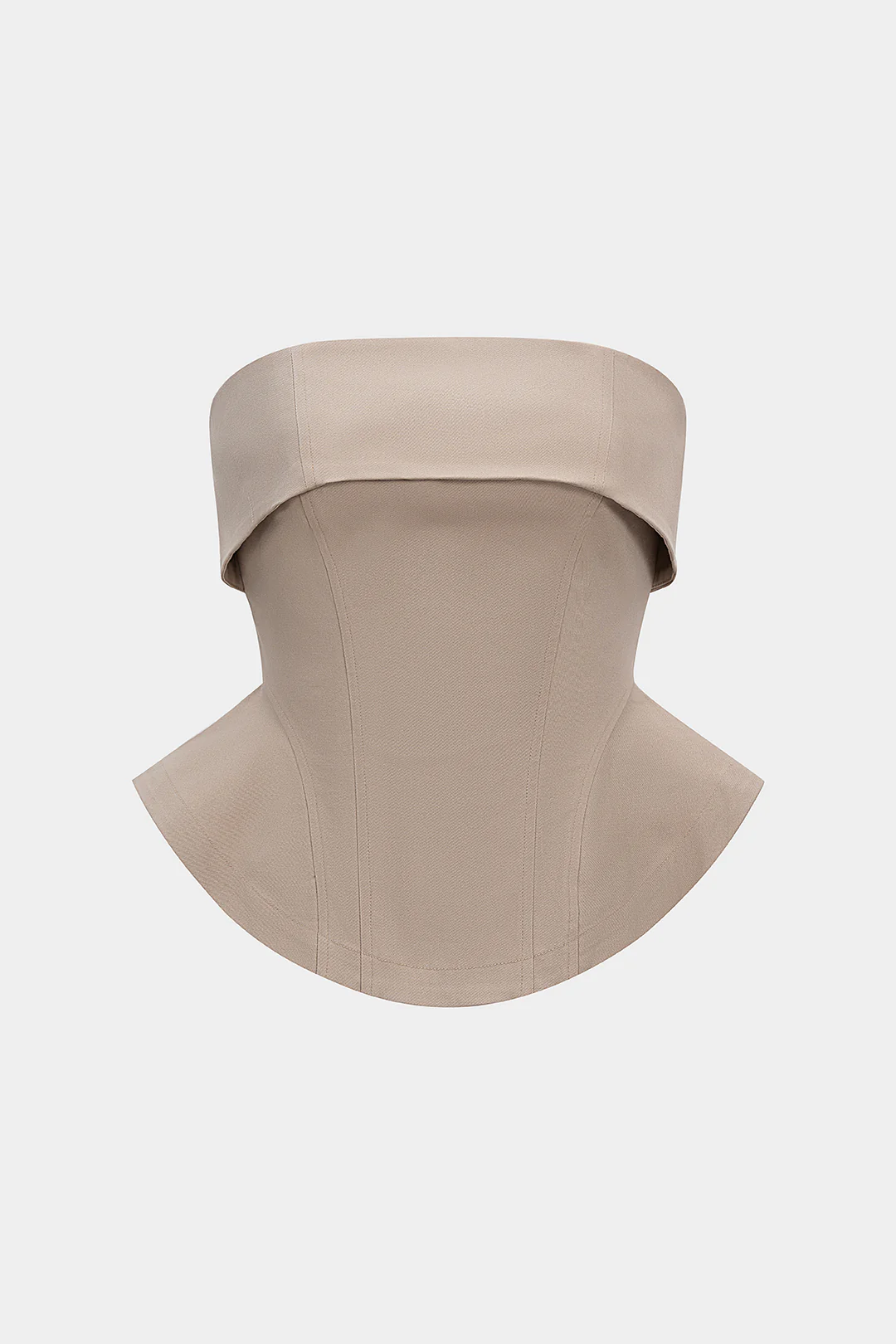 Zipper Waist-Cinching Strapless Tube Top - Weenar
