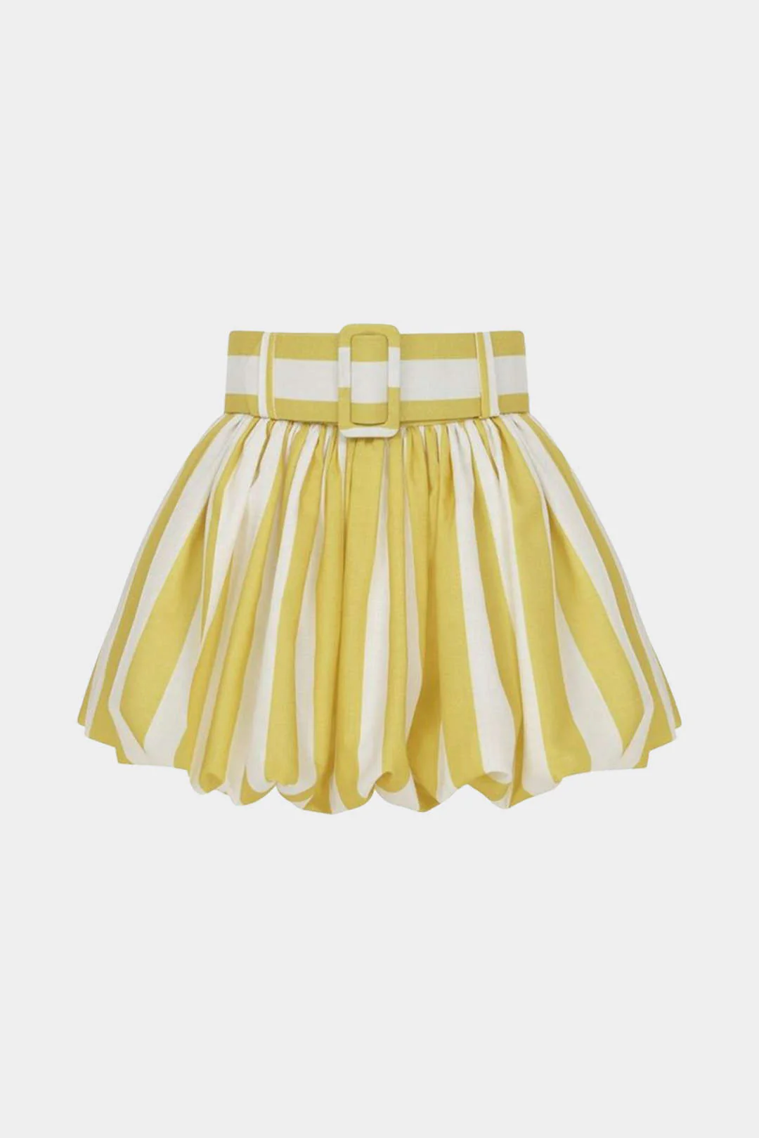 Contrast Stripe Print Ruched Shorts - Weenar