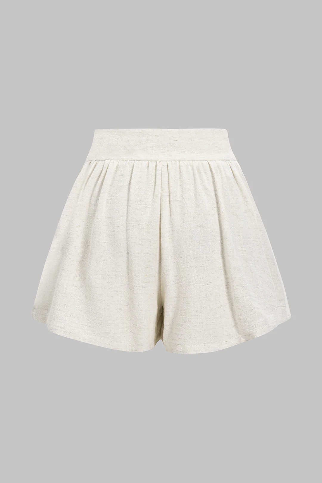 Linen Ruched Shorts - Weenar