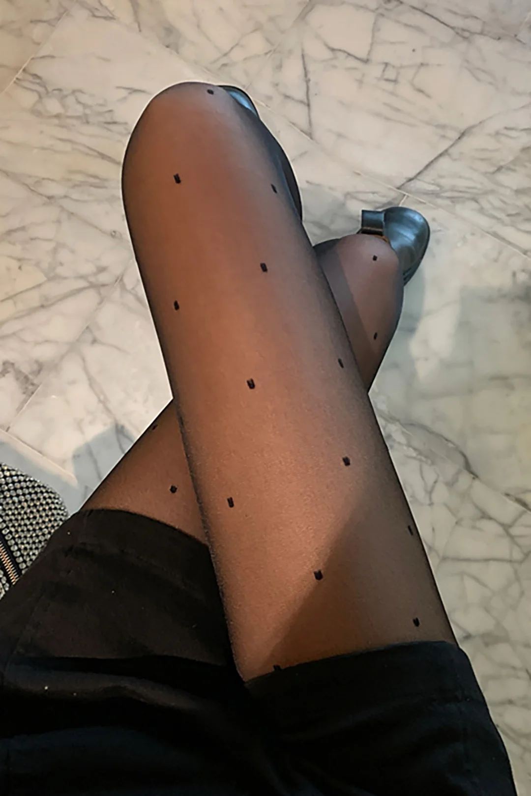 Thin Polka Dot Tights - Weenar