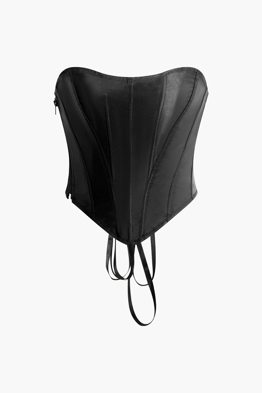 Asymmetrical Tie Up Tube Top - Weenar