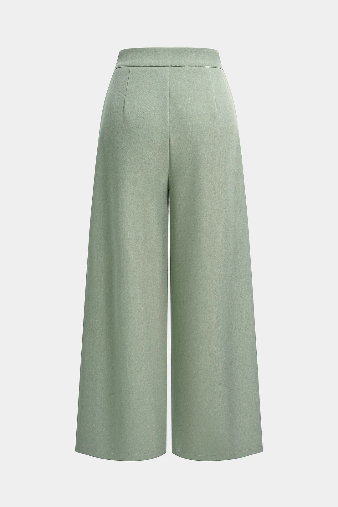 Solid Straight Leg Pants - Weenar