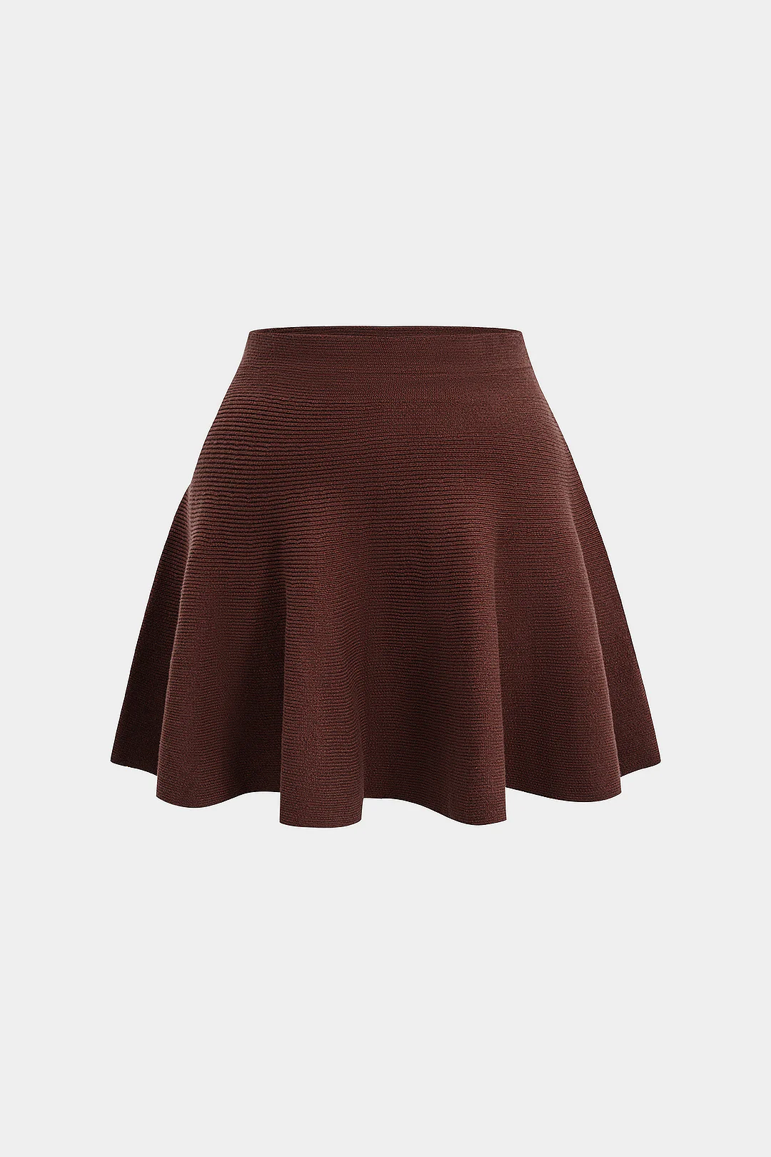 Plus Size Knit Ruched Skirt - Weenar