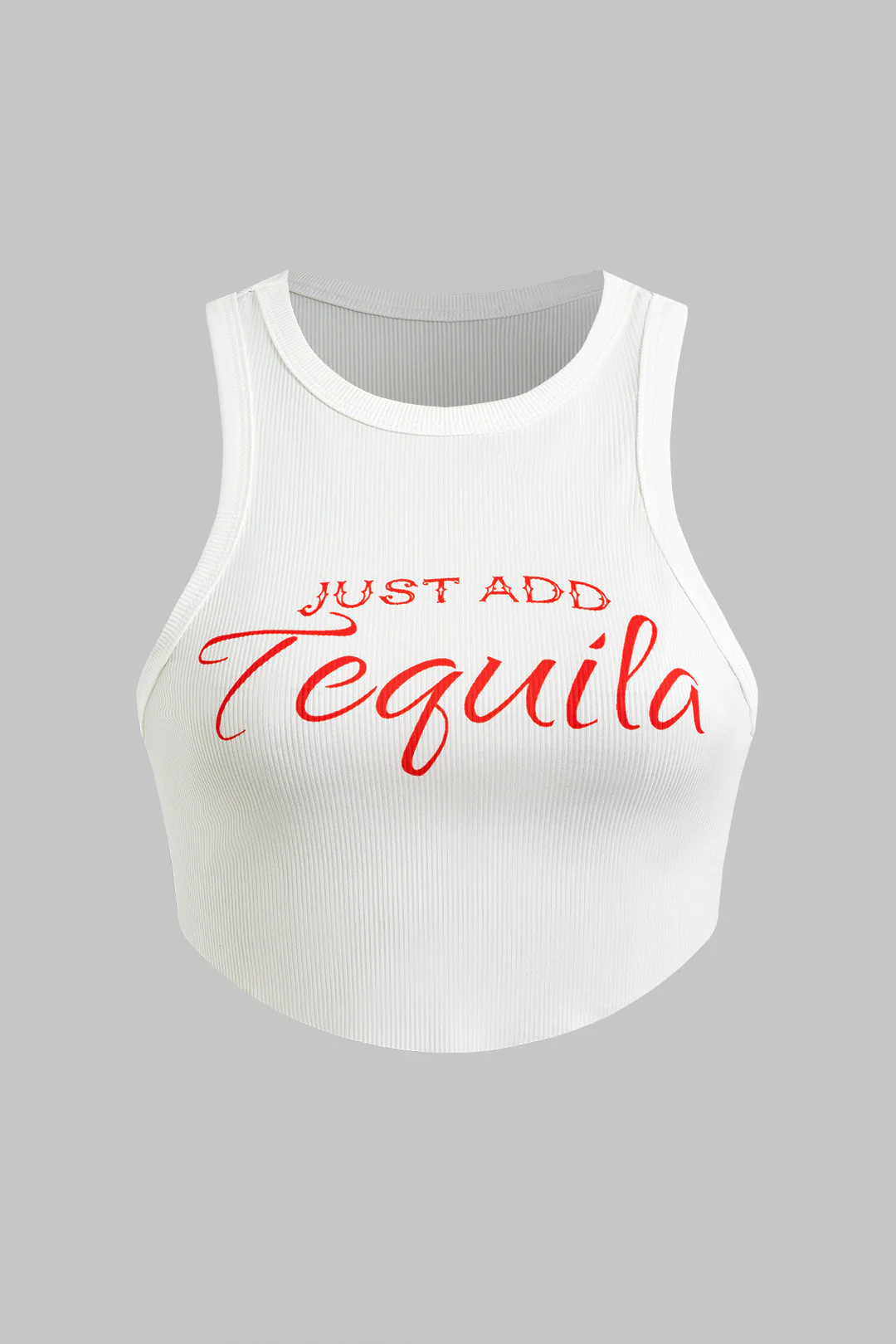 Plus Size Letter Print  Tank Top - Weenar