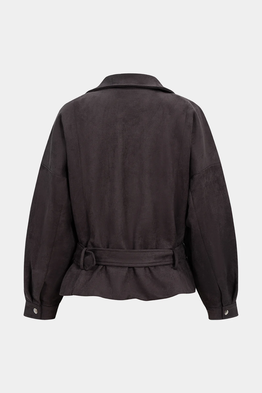 Suede Belted Jacket - Weenar