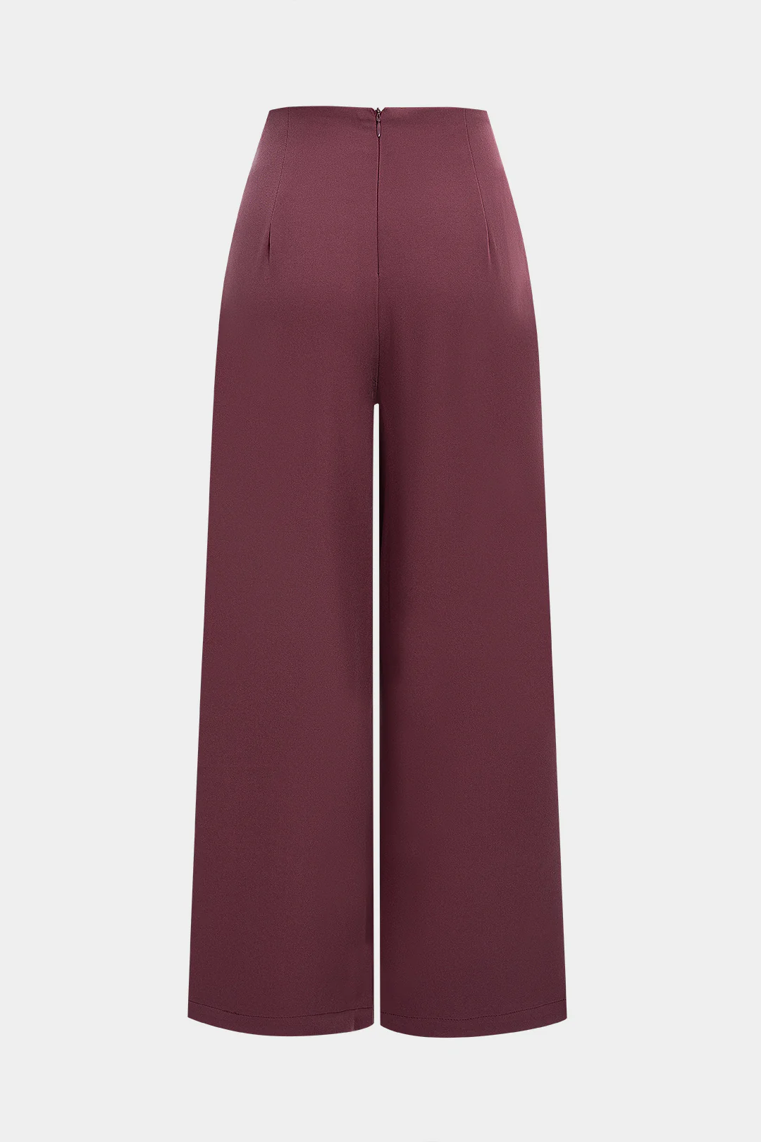Pleated Straight Leg Pants - Weenar