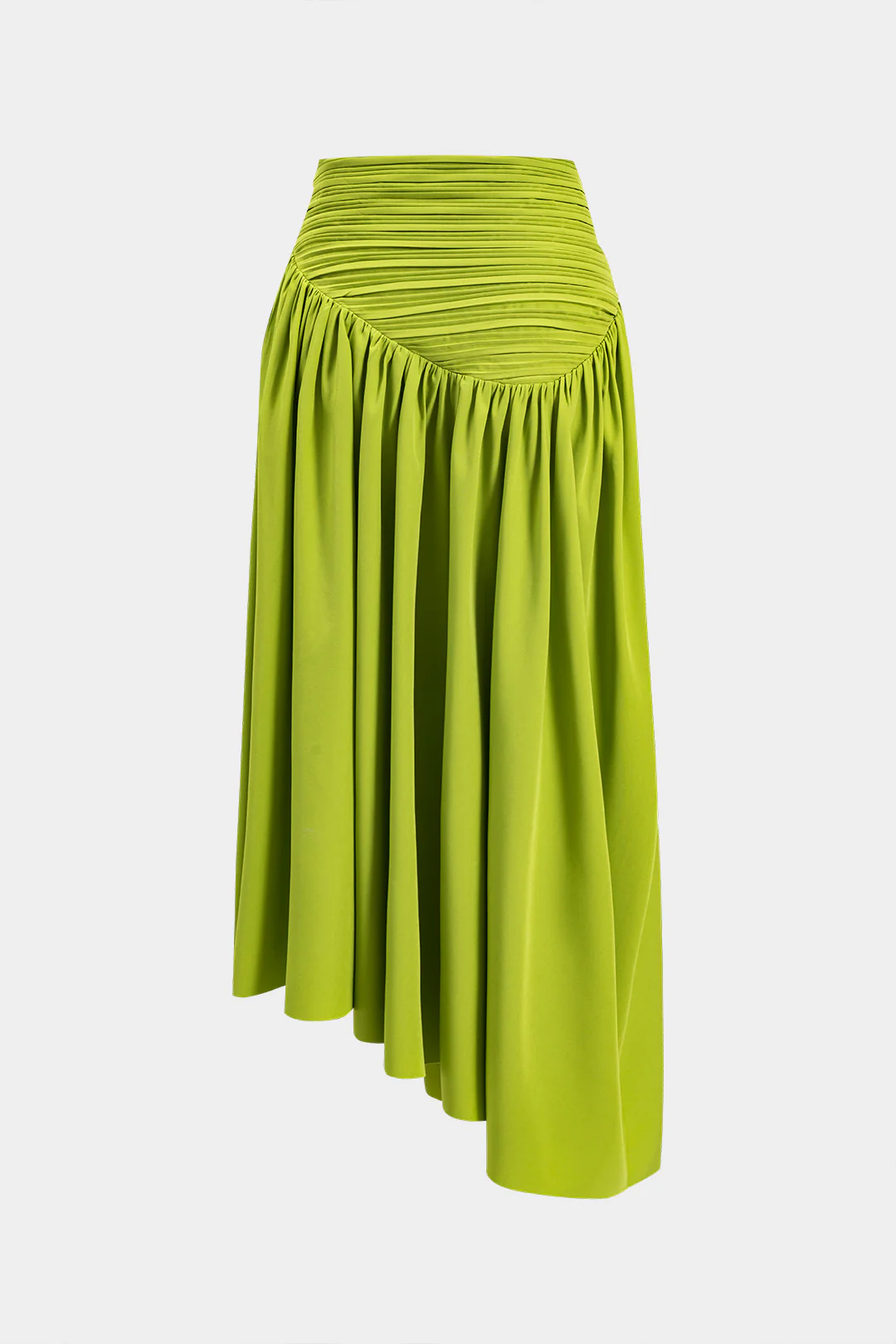 Pleated Asymmetrical Skirt - Weenar