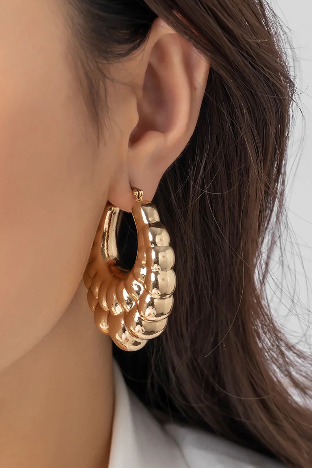 Metal Irregular Earrings - Weenar