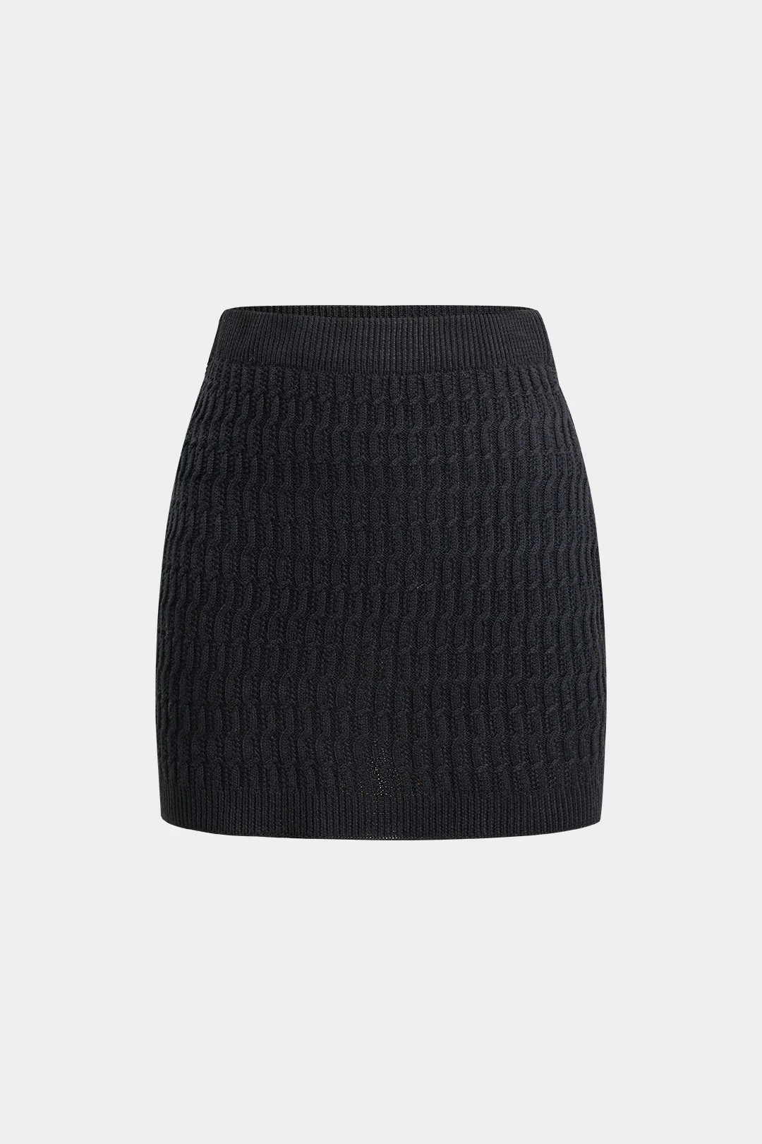 Knit Bodycon Mini Skirt - Weenar