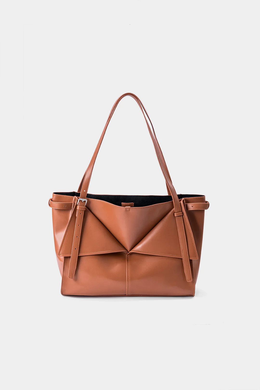 Faux Leather Shoulder Bag - Weenar