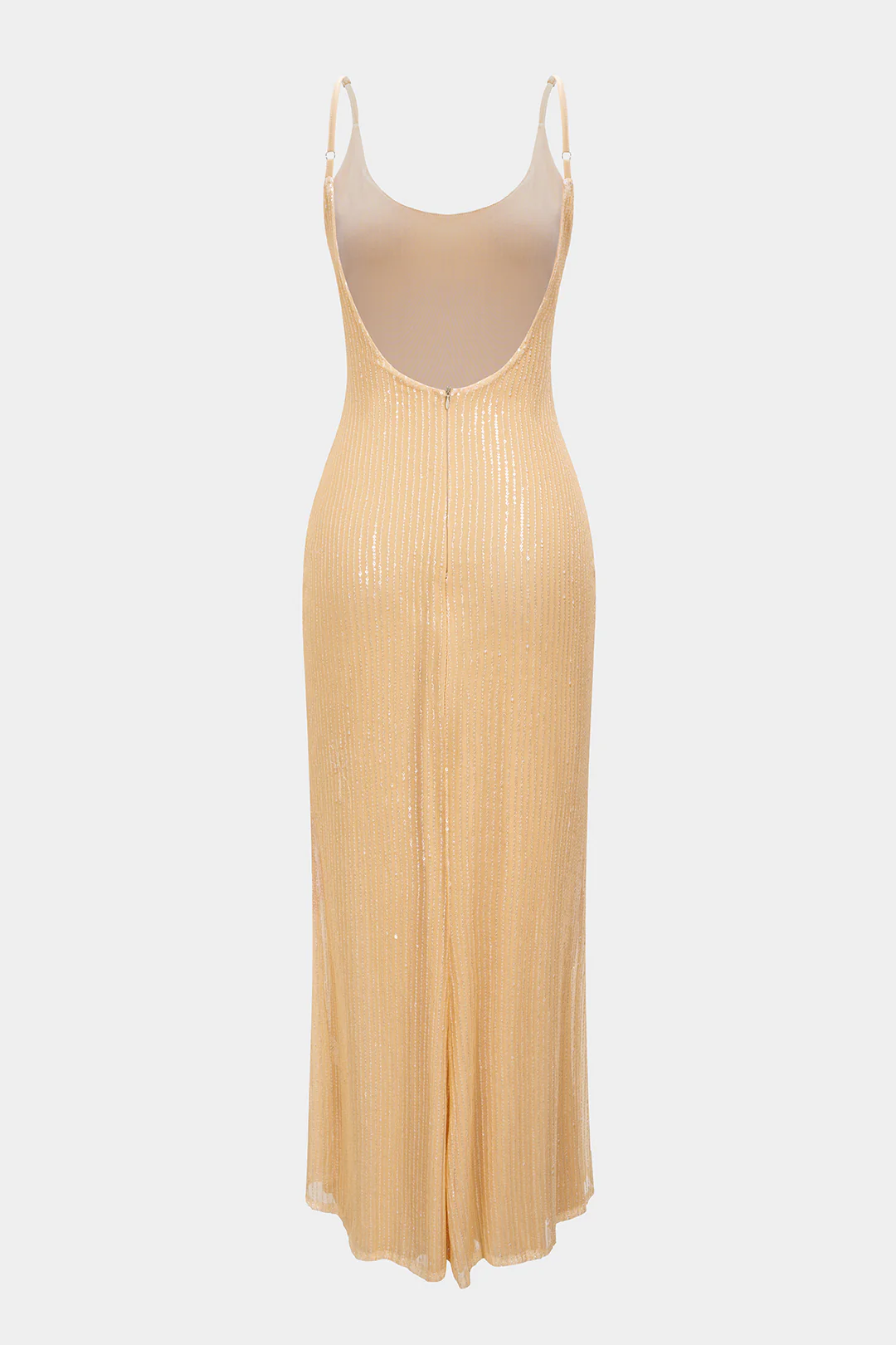 Floral Print Round Neck Backless Zipper Sleeveless Midi Dress - Weenar