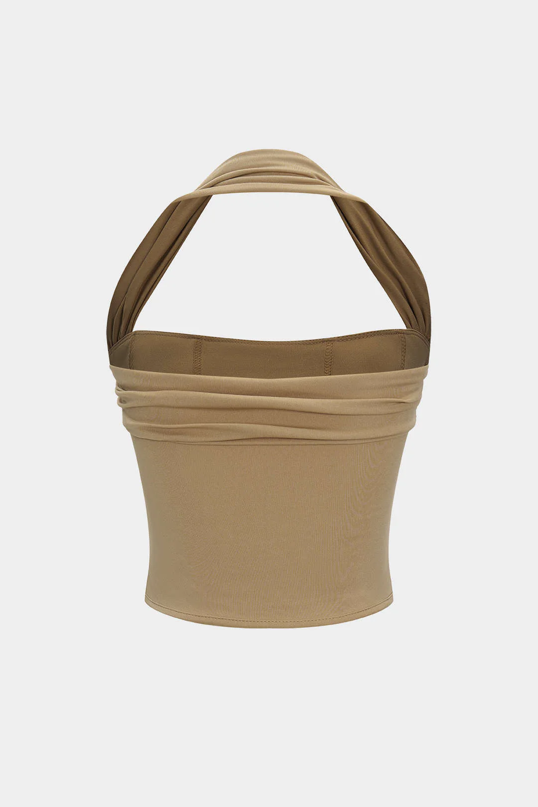 Halter Neck Ruched Top - Weenar