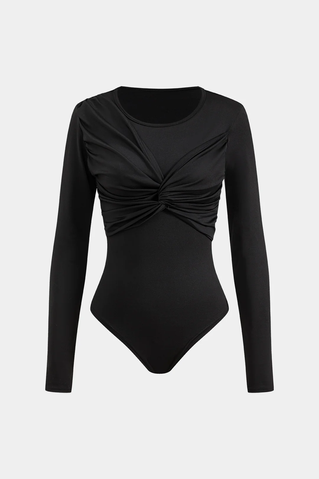 Twist Knot Long Sleeve Bodysuit - Weenar