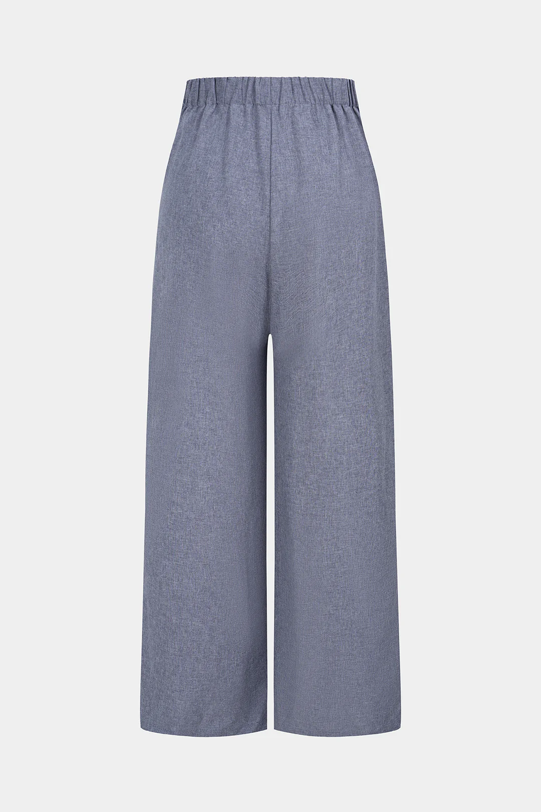 Solid Straight Leg Pants - Weenar
