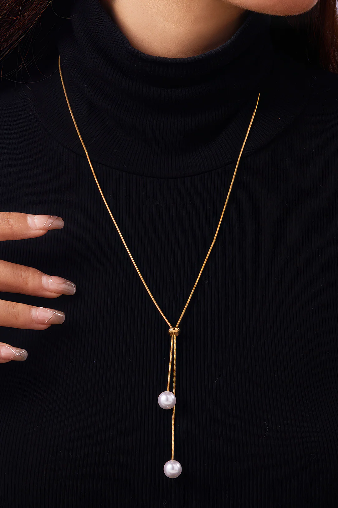 Pearl Adjustable Necklace - Weenar