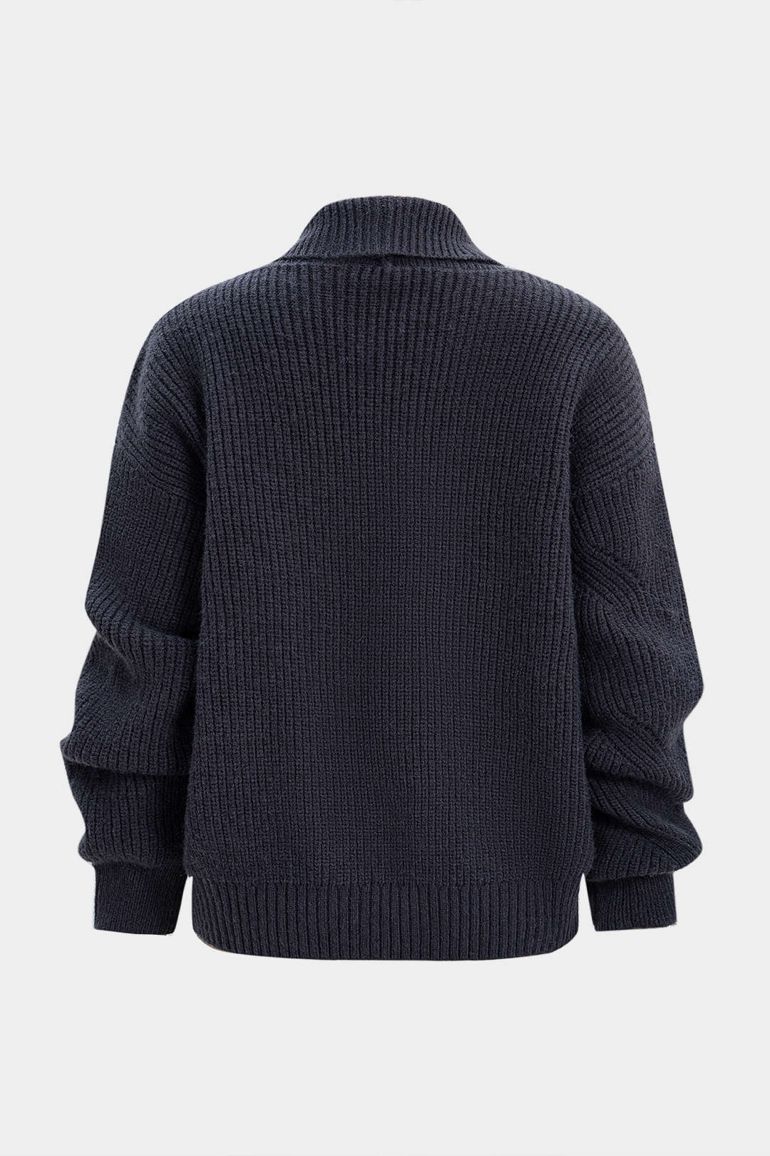Knit Double-Breasted Cardigan - Weenar