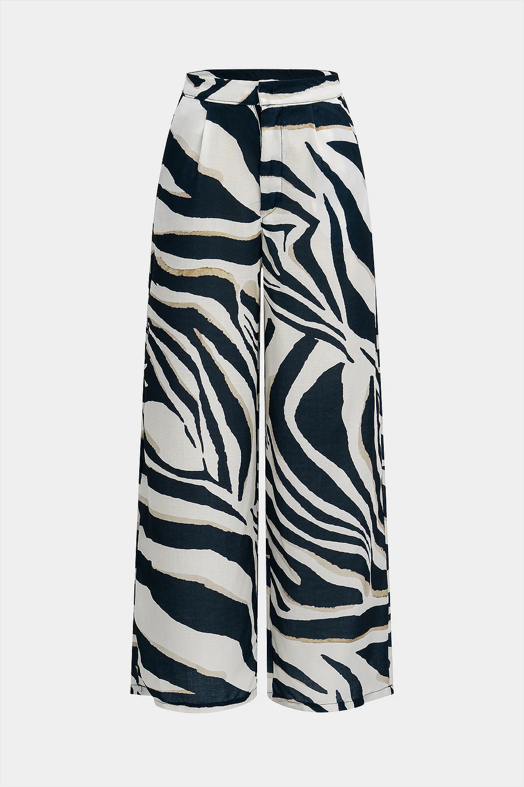 Contrast Stripe Print Trousers - Weenar