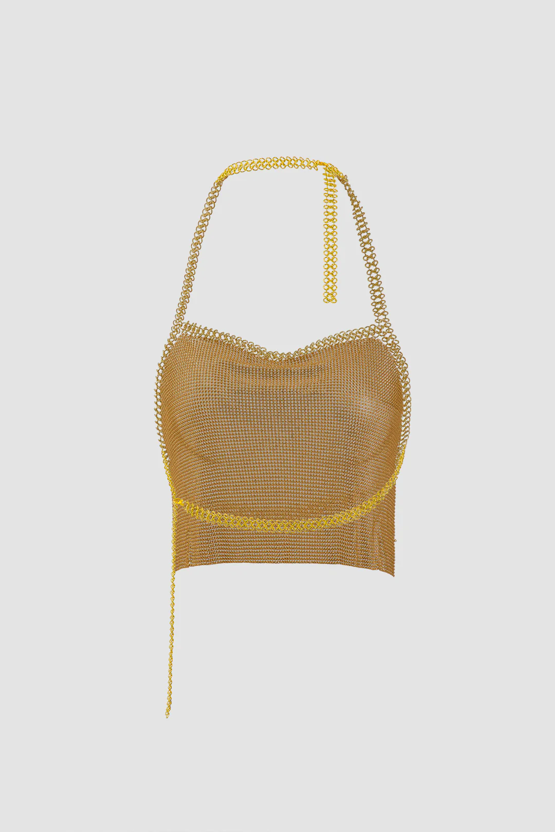 Metal Halter Neck Cami Top - Weenar