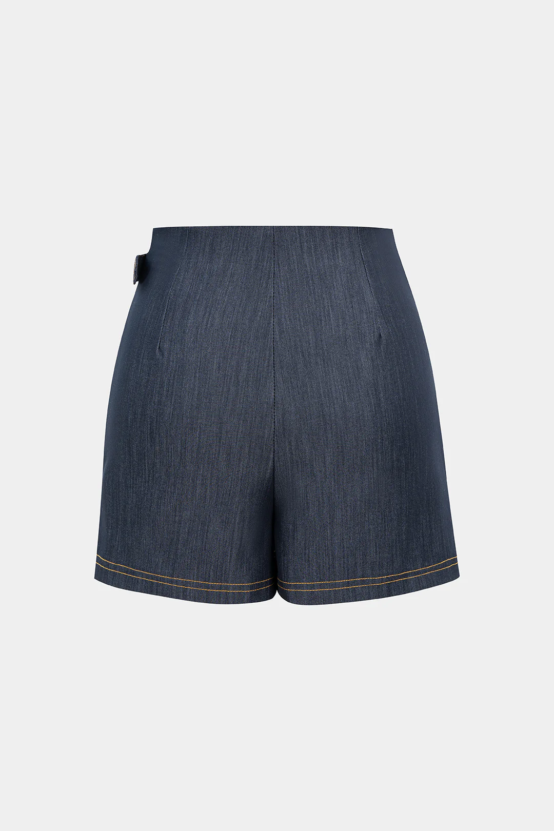 Denim Belted Asymmetrical Skirt - Weenar