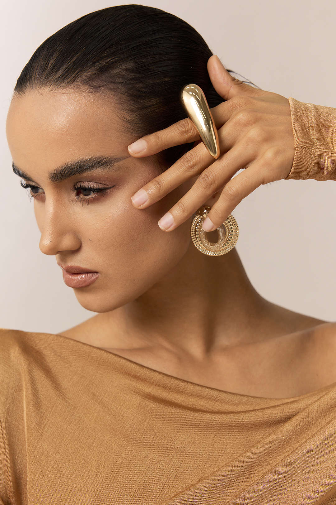 Metal Geometric Ring - Weenar