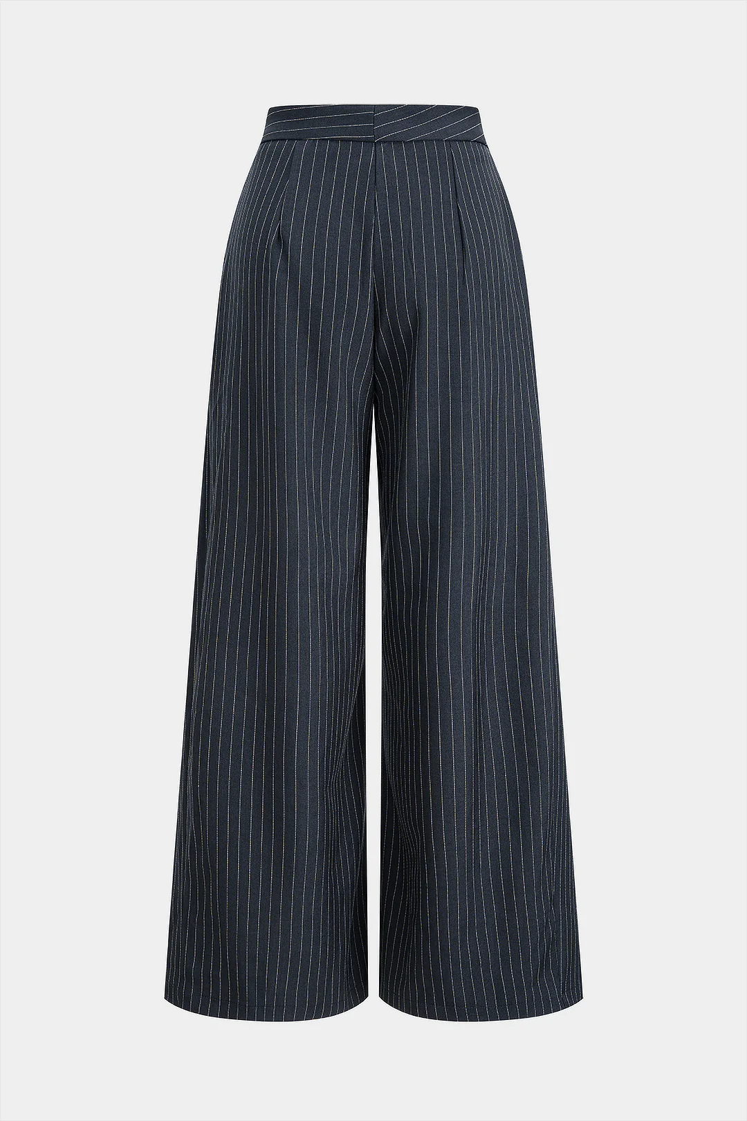 Stripes Print Wide Leg Pants - Weenar