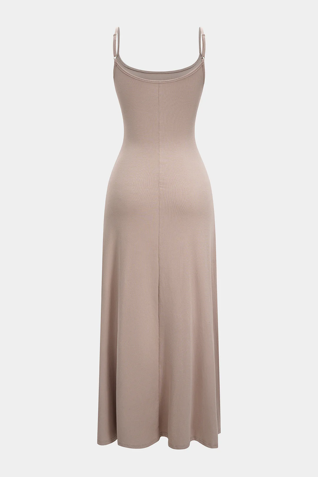 Solid Slip Sleeveless Dress - Weenar