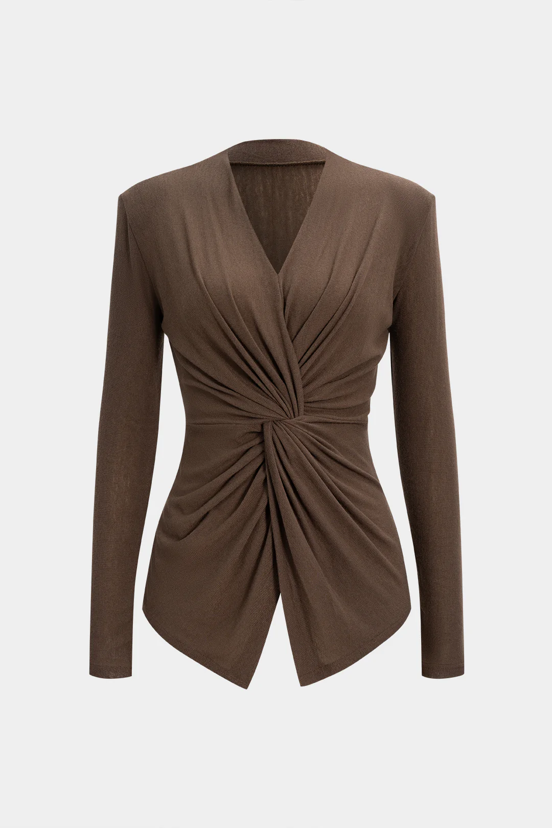 Twist Knot Long-Sleeve Top - Weenar