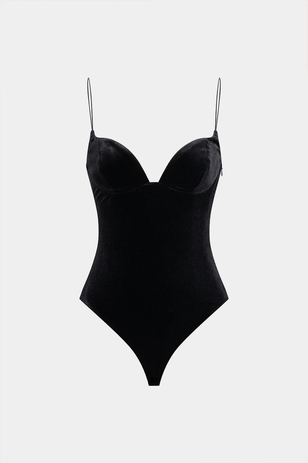 Velvet Slip Sleeveless Bodysuit - Weenar