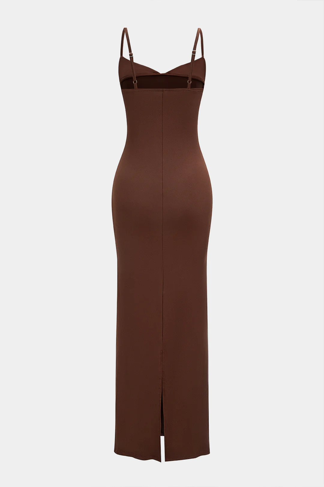 Sequins Patchwork Sleeveless Slip Maxi Dress - Weenar