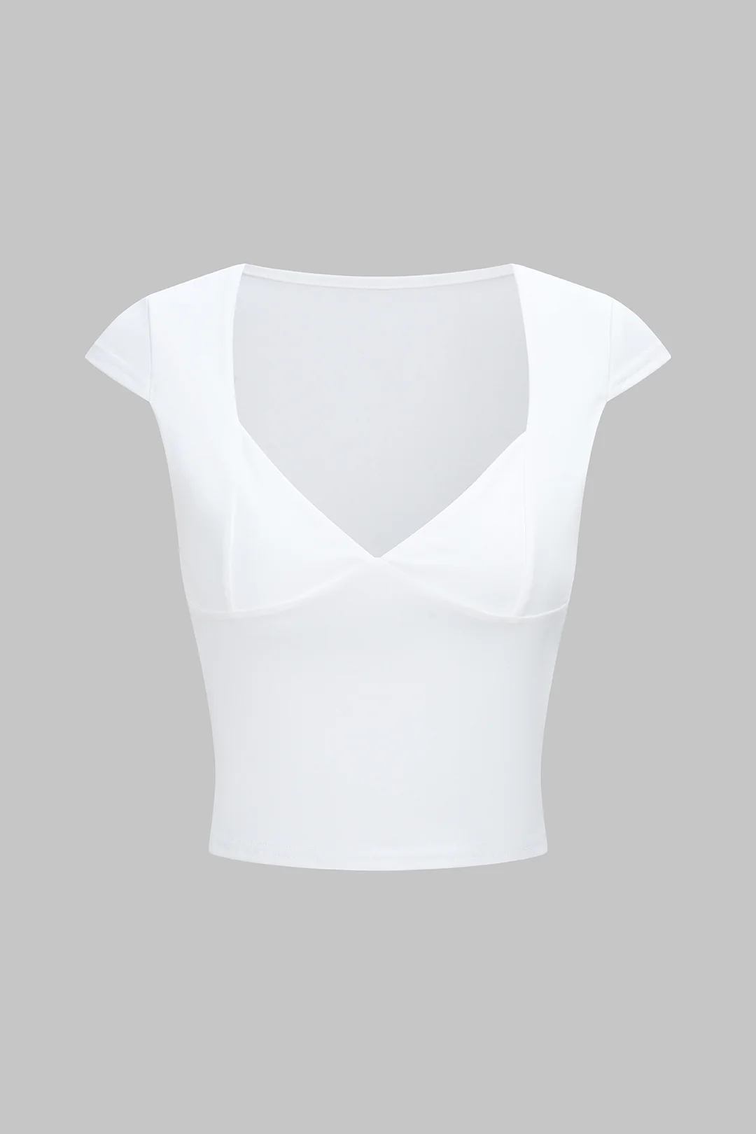Solid V-Neck Short Sleeve T-Shirt - Weenar