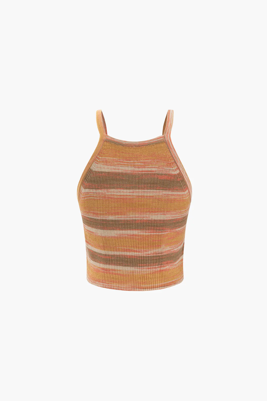 Stripes Contrast Print Slip Cami Top - Weenar