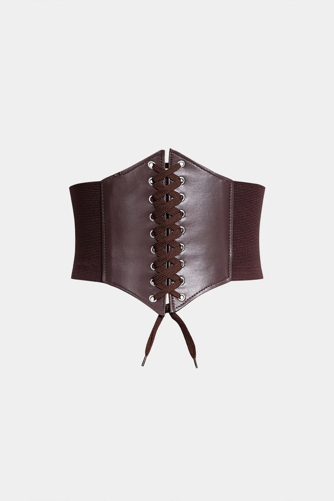 Leather Waist Wide Corset - Weenar