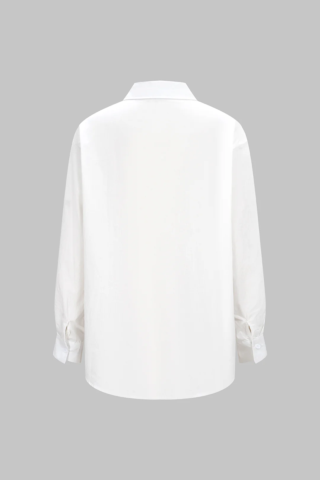 Metallic Decor Long-Sleeve Shirt - Weenar