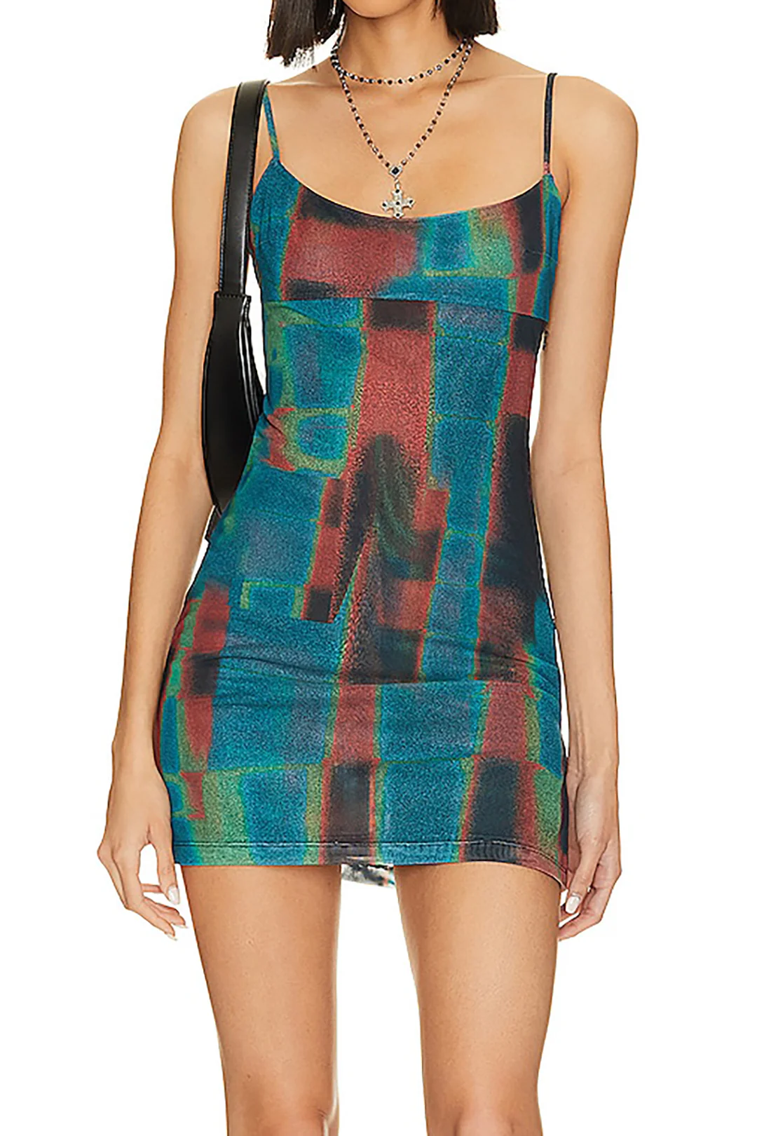 Ombre Print Sleeveless Mini Dress - Weenar