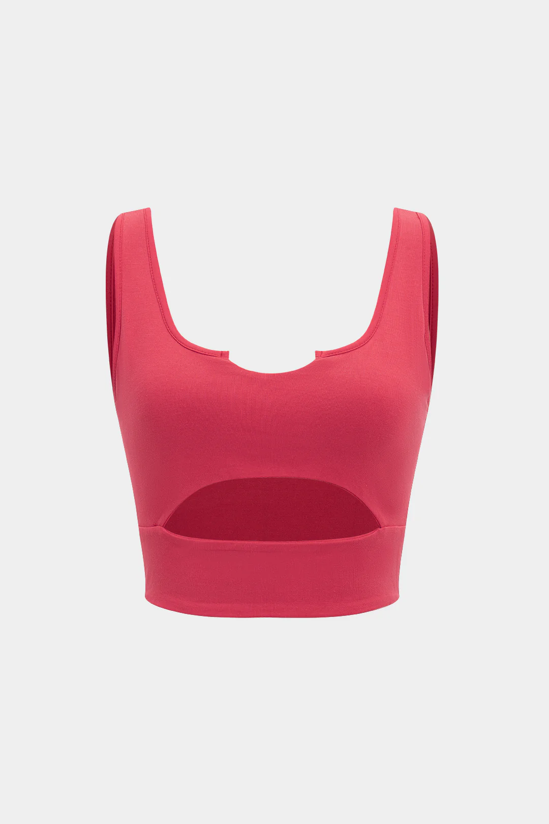 Solid Cut Out Tank Top - Weenar