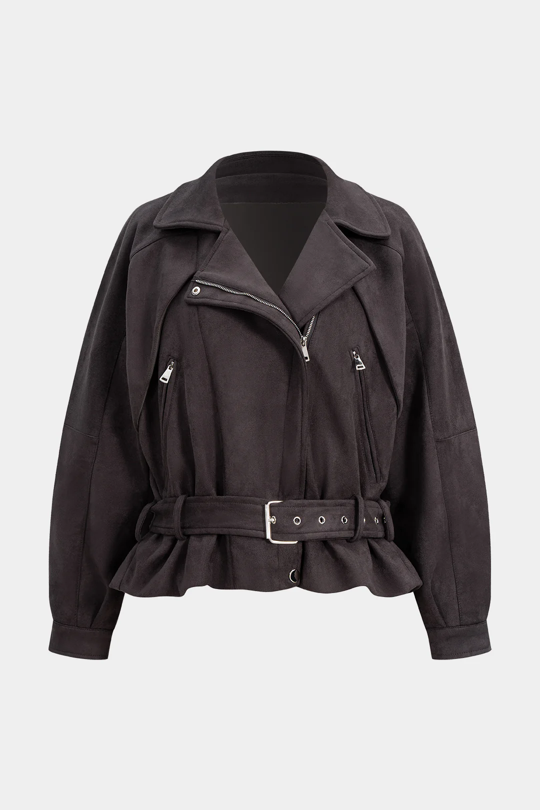 Suede Belted Jacket - Weenar