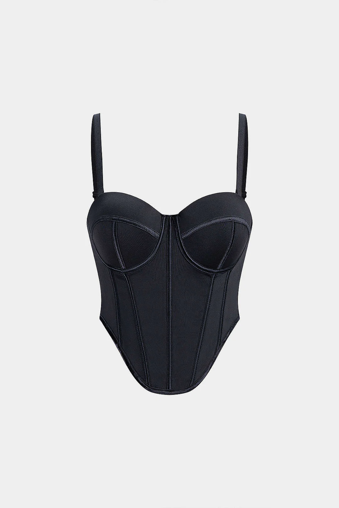 Solid Corset Buckle Cami Top - Weenar