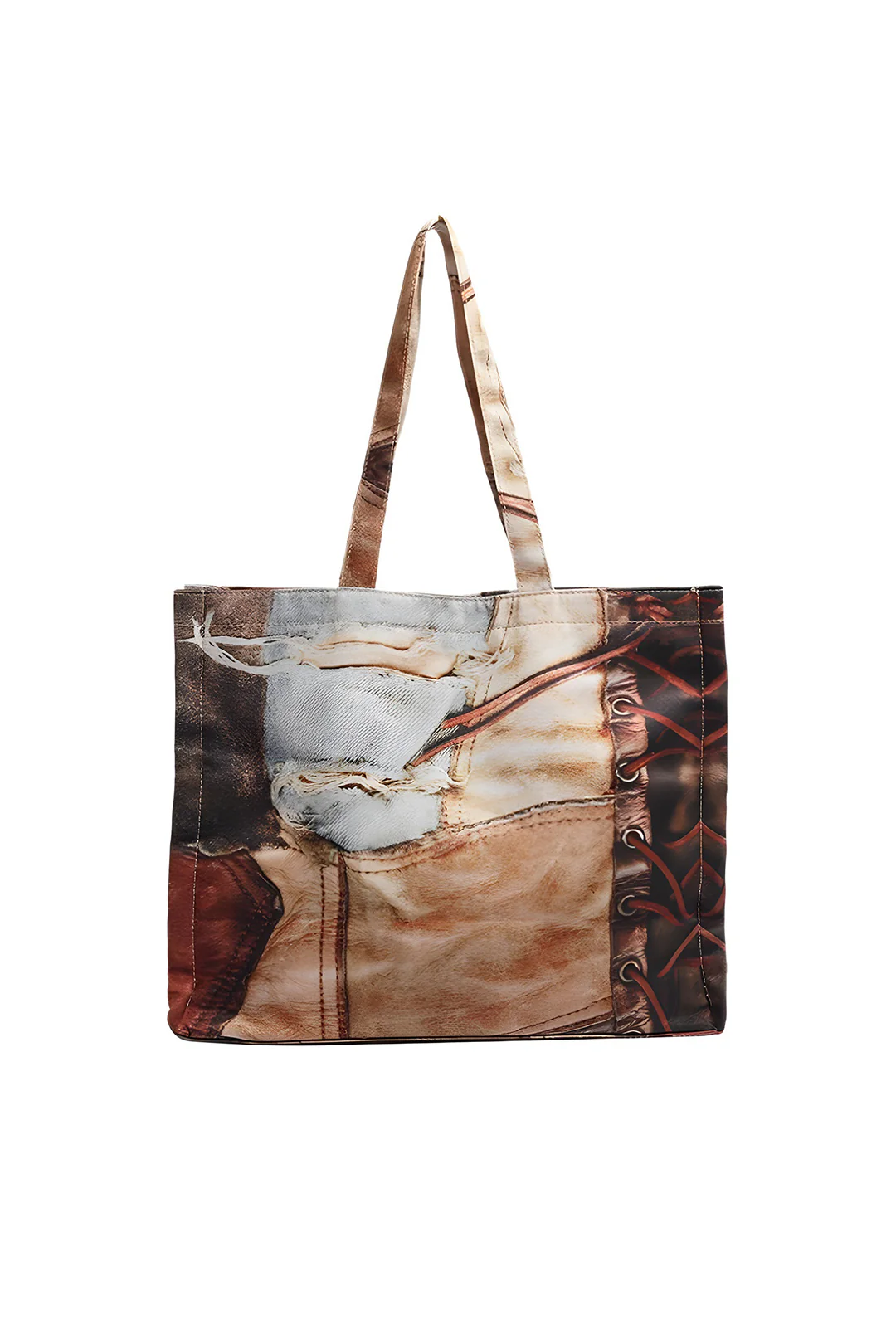 Abstract Print Tote Bag - Weenar