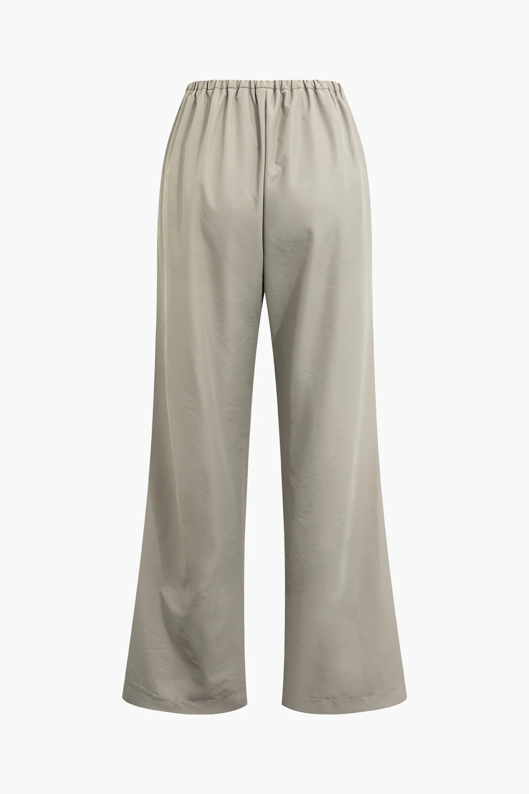 Solid Drawstring Pants - Weenar