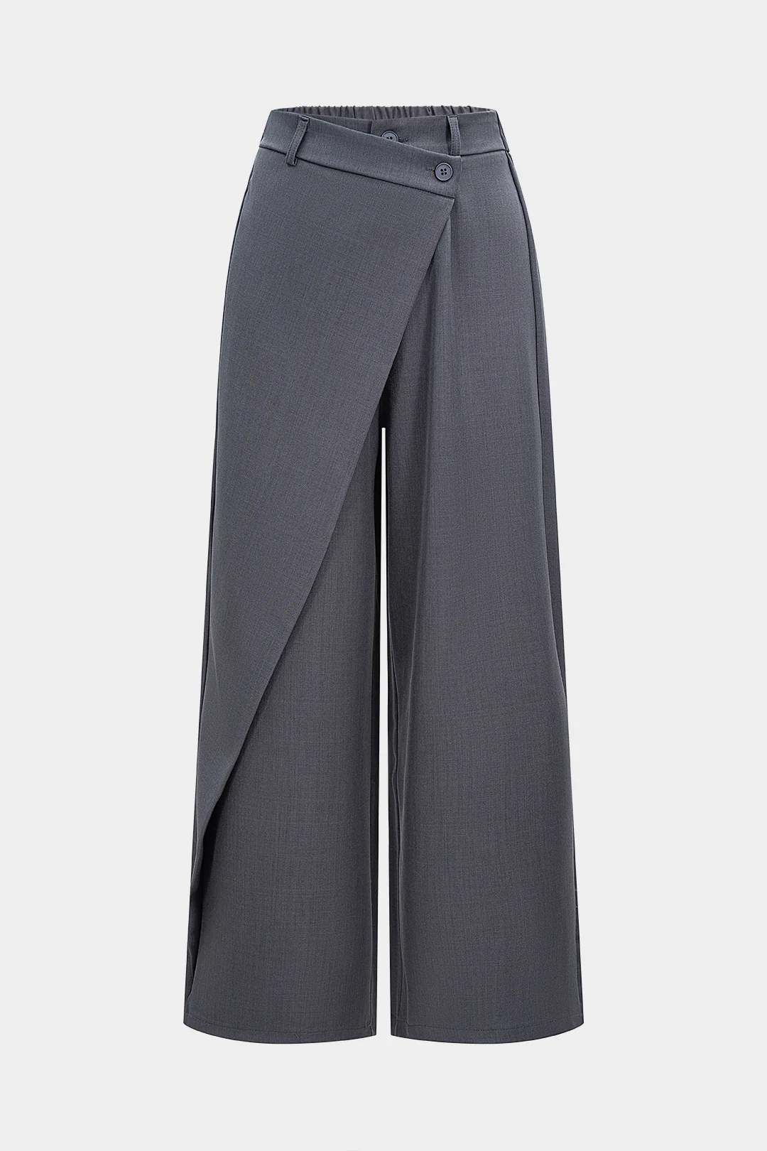 Asymmetrical Straight Leg Pants - Weenar