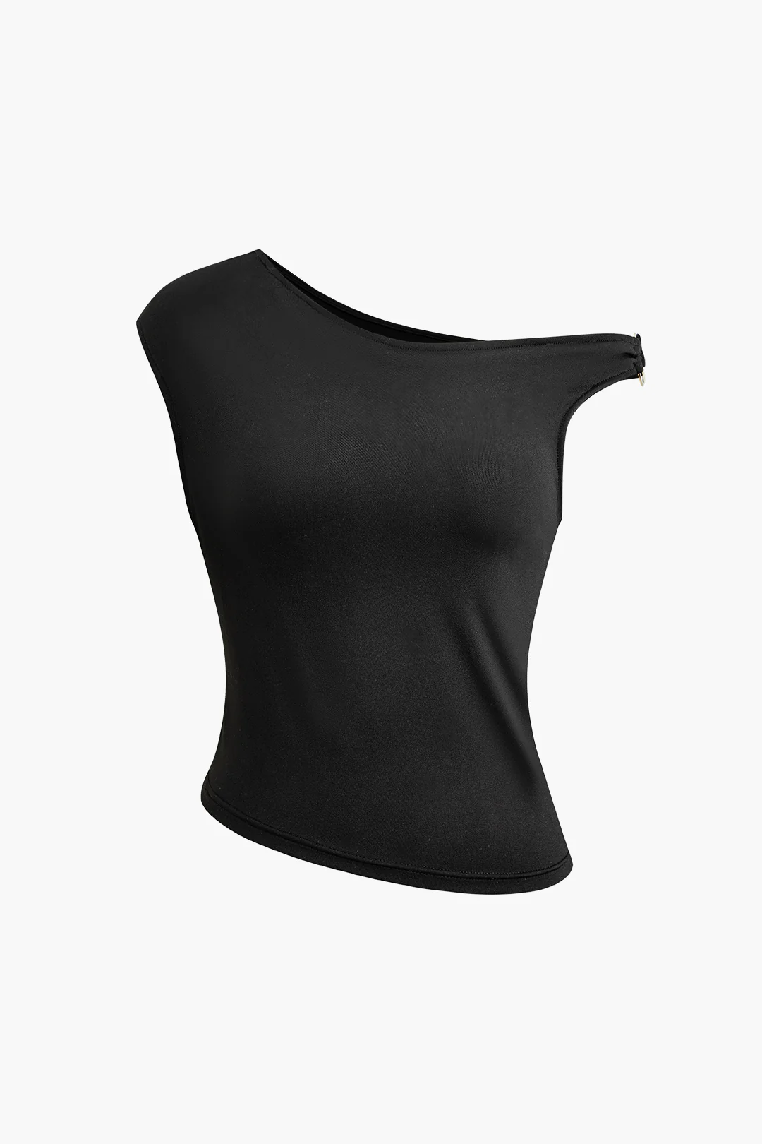 Asymmetrical Short Sleeve T-Shirt - Weenar