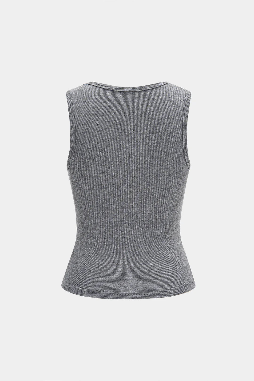 V-Neck Contrast Sleeveless Tank Top - Weenar