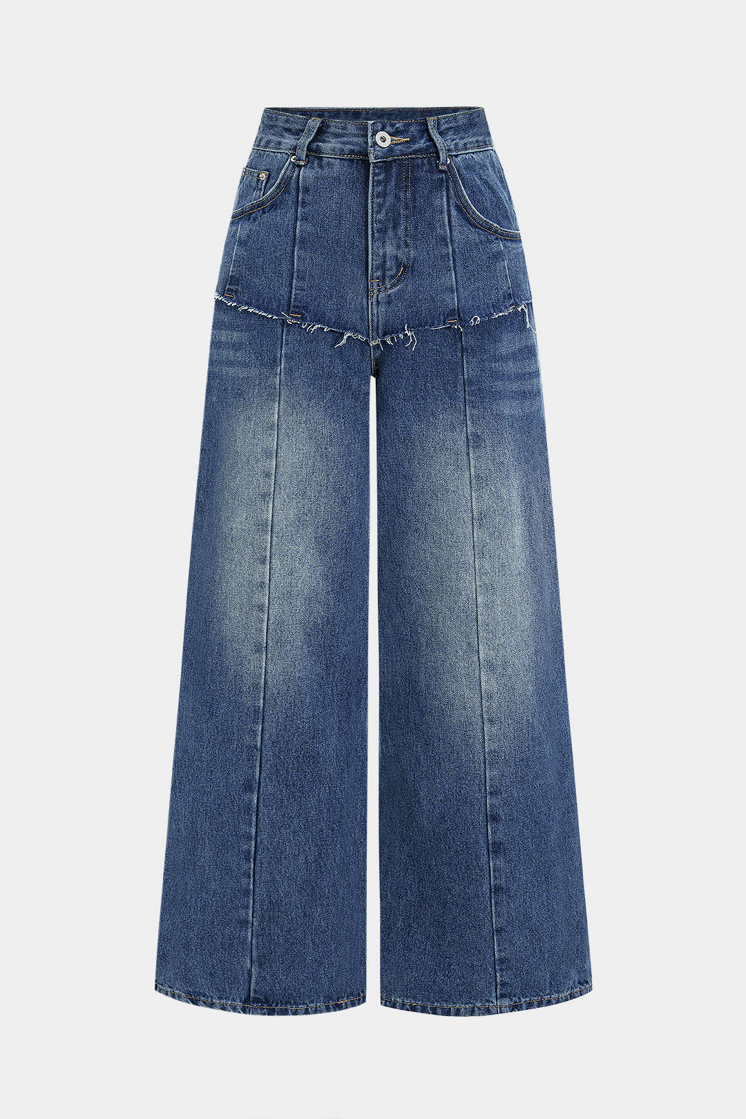 Denim Straight Leg Jeans - Weenar
