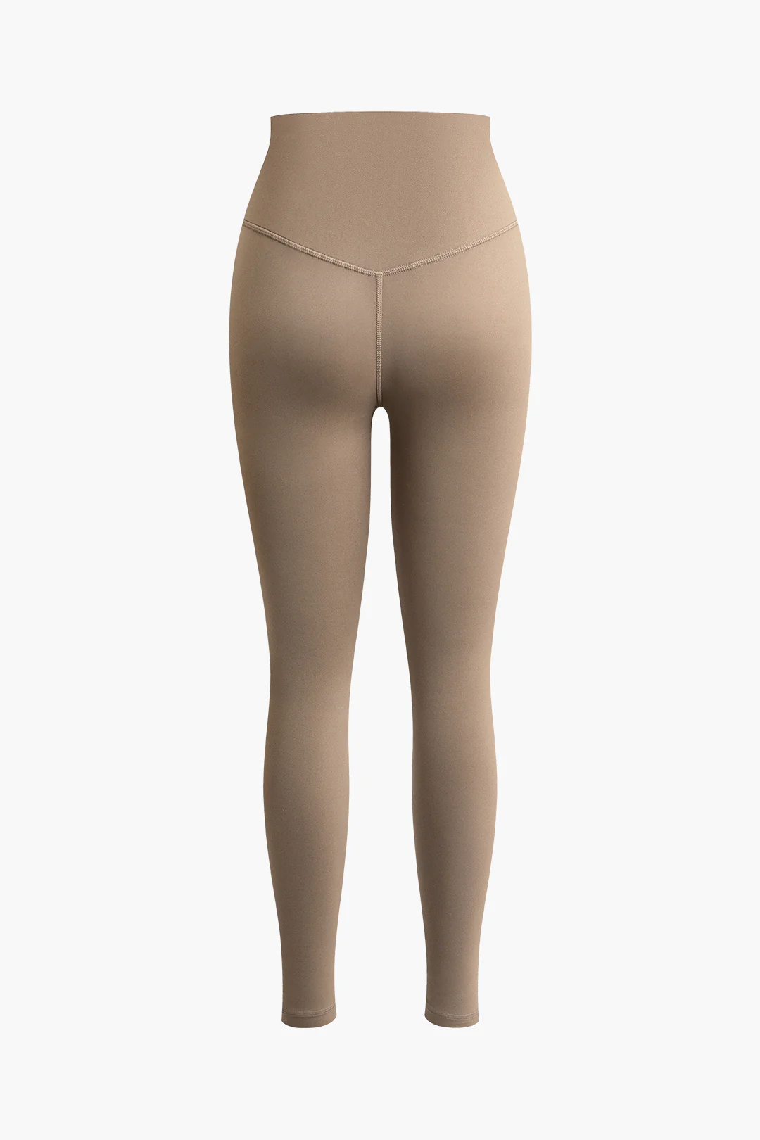 Solid High Waist Sports Leggings - Weenar