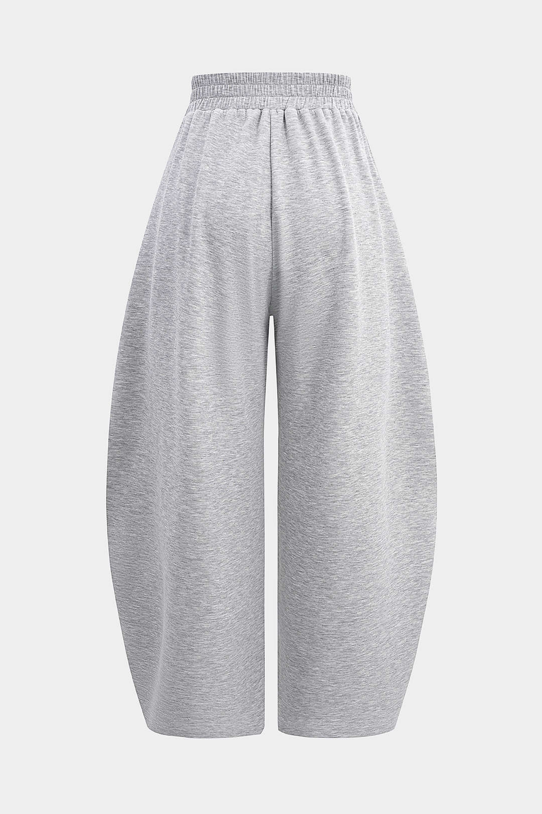 Crossed Shirred Waist Barrel Pants - Weenar