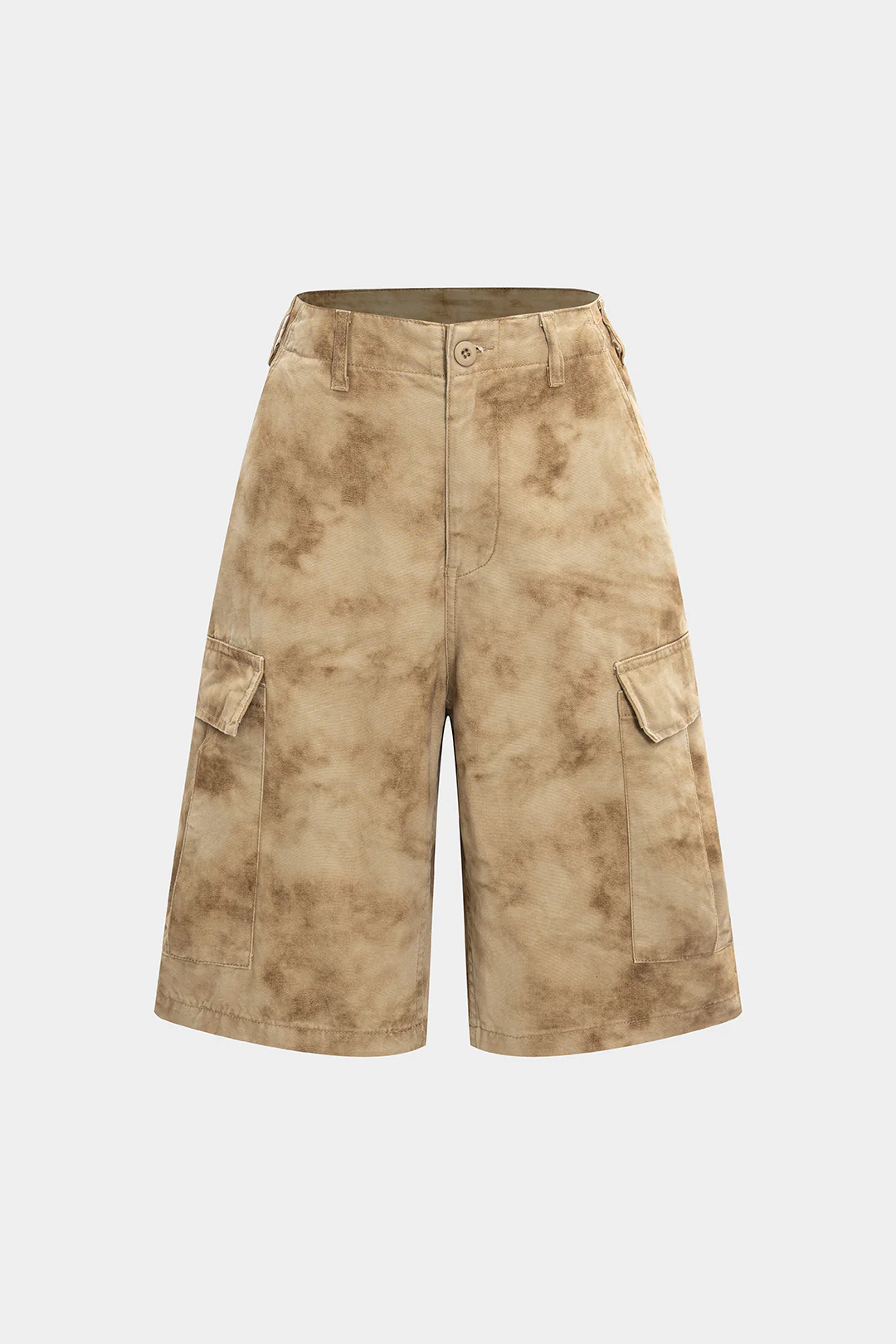 Abstract Print Pocket Shorts - Weenar