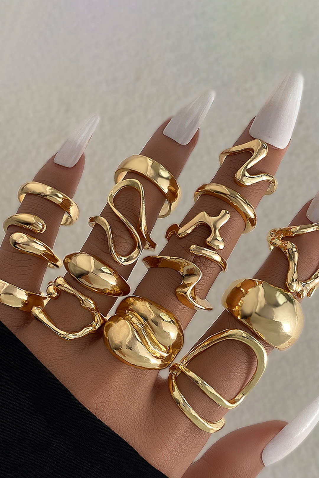 Metal Irregular Rings - Weenar