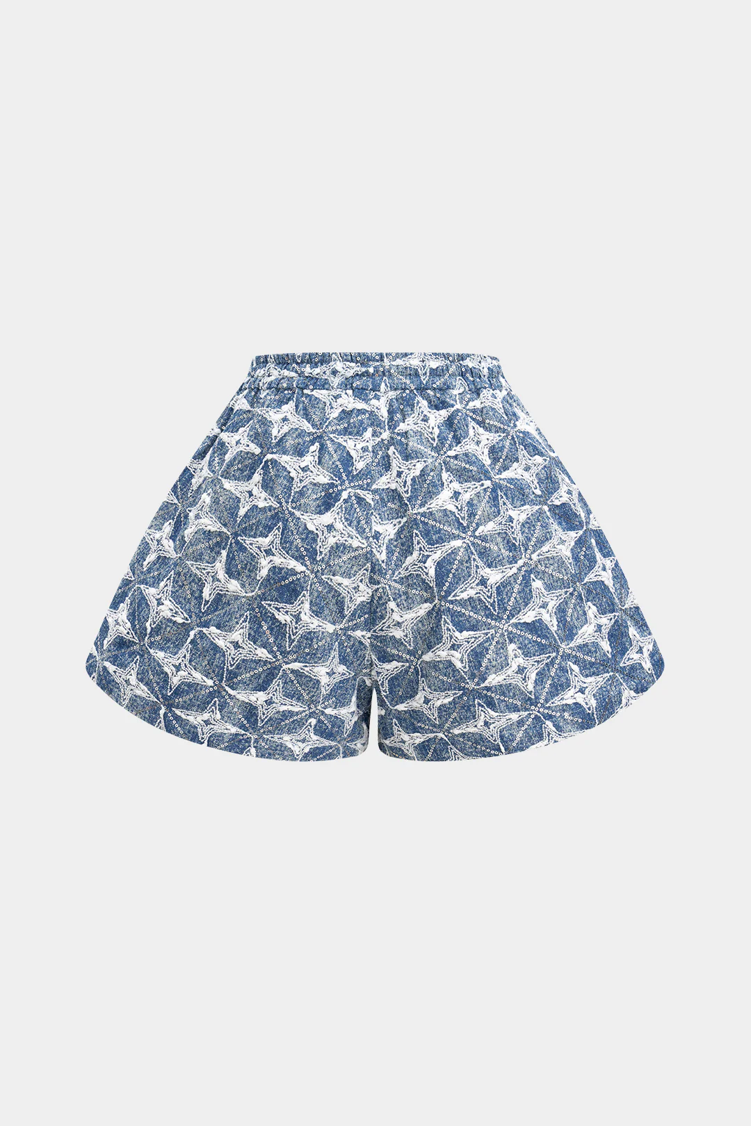 Denim Drawstring Shorts - Weenar